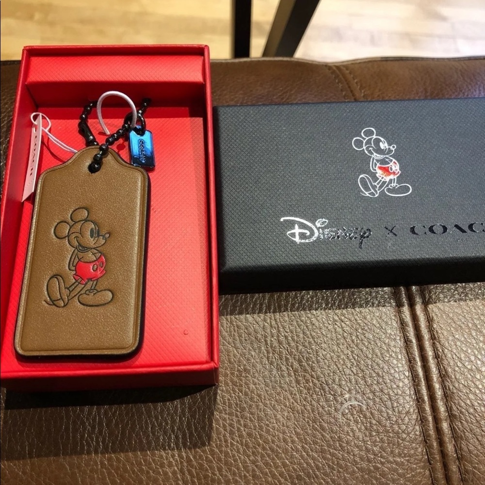 coach Mickey Mouse keychain